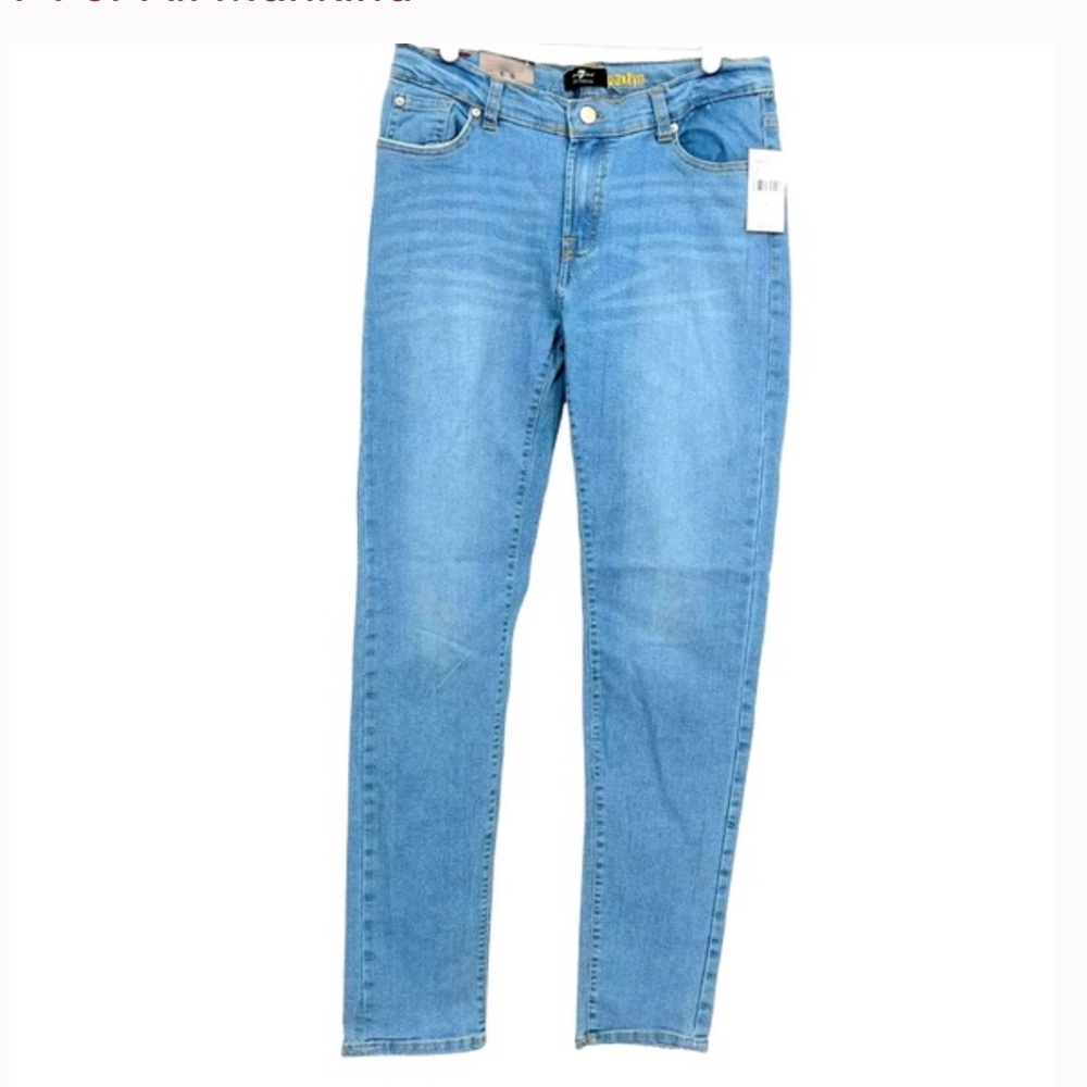 7 For All Mankind 10 Girls Jeans Paxtyn Skinny Stretch Jeans in Dream Indigo NWT